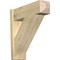 Ekena Millwork Traditional Rough Sawn Craftsman Outlooker, Douglas Fir, 8"W x 26"D x 26"H OUT08X26X26TRA04RDF - alternate 1